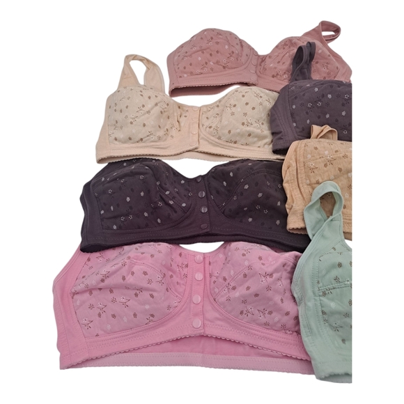 Bras Pushup Full Bralette Wireless Underwear Front Closure Bras (Lot Of 7) - Picture 2 of 6